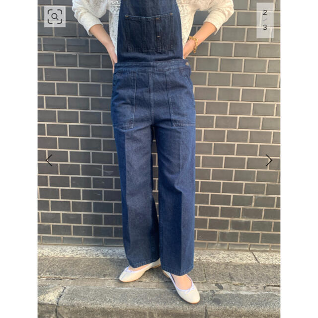 SLOBE IENA - ほぼ新品 SLOBE IENA 11OZ デニムオーバーオールの通販