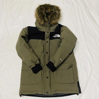 ザノースフェイス(THE NORTH FACE)のノースフェイス マウンテンダウンコート xs ニュートープ 美品(ダウンジャケット)