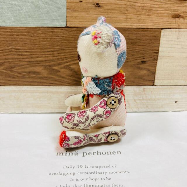 mina perhonen(ミナペルホネン)のミナペルホネン　テディベア♡ ハンドメイドのぬいぐるみ/人形(ぬいぐるみ)の商品写真