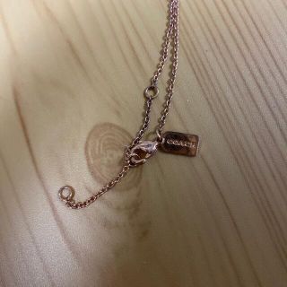 COACH オープン サークル ストーン ストランド ネックレス ローズ