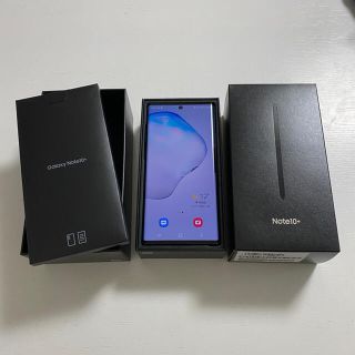 サムスン(SAMSUNG)のGalaxyNote10+　 SIMフリー　オーラブラック(スマートフォン本体)