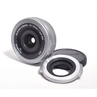 OLYMPUS - OLYMPUS M.ZUIKO14-42mm EZ 標準レンズ 自動開閉キャップの