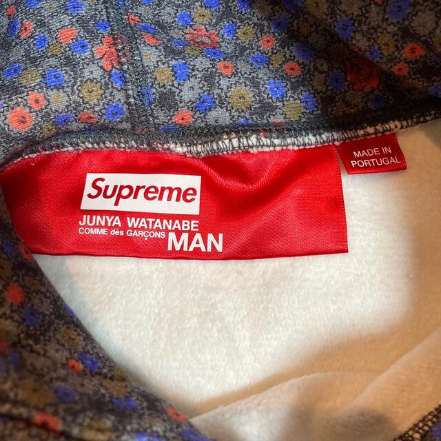 メール便送料無料05 Supreme Junya Watanabe CDG Hooded L 花柄