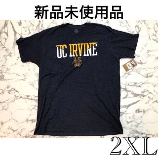 【新品未使用　限定品】カリフォルニア大学　カレッジTシャツ　2XL UCI 紺色(Tシャツ/カットソー(半袖/袖なし))