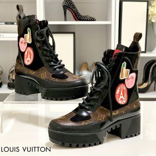 ヴィトン(LOUIS VUITTON) レースアップブーツ ブーツ(レディース)の