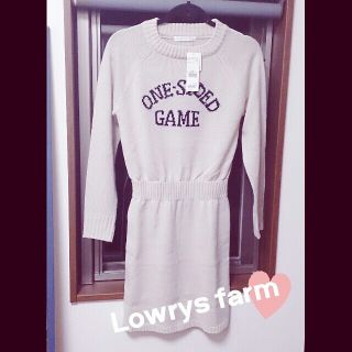 ローリーズファーム(LOWRYS FARM)の今季＊Lowrysニットワンピース(ミニワンピース)