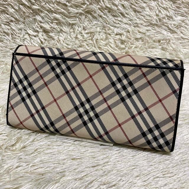 BURBERRY - 箱付き✨美品 バーバリー 長財布 ノバチェック がま口 ...