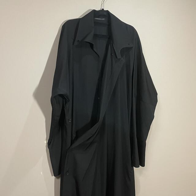 Yohji Yamamoto(ヨウジヤマモト)のyohjiyamamoto POUR HOMME 19AW 長袍 ロングコート メンズのジャケット/アウター(ステンカラーコート)の商品写真