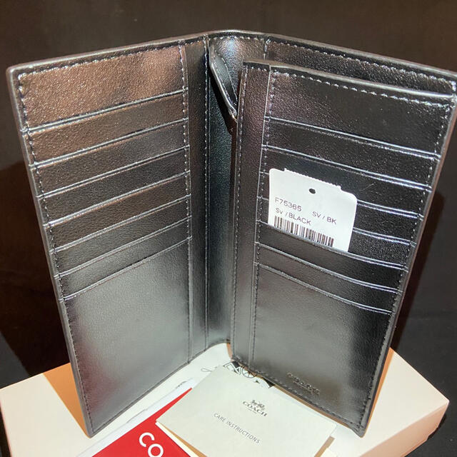 COACH - プレゼントにも❤️コーチ 本革 スリム 二つ折 長財布
