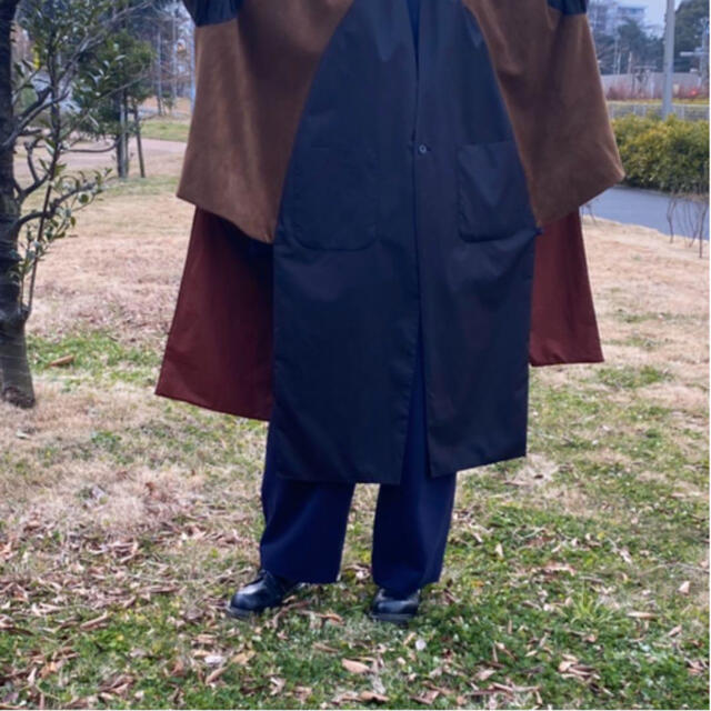 Edwina Hoerl(エドウィナホール)の希少 Ka na ta 2sleeve coat かなた コート メンズのジャケット/アウター(チェスターコート)の商品写真