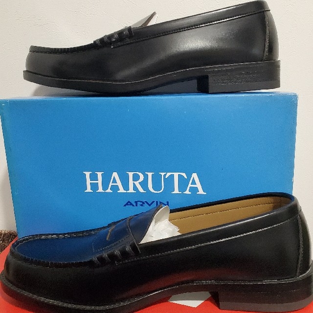 HARUTA(ハルタ)のHARUTA　ローファー　メンズ　コインローファー　27.5㎝　新品 メンズの靴/シューズ(ドレス/ビジネス)の商品写真
