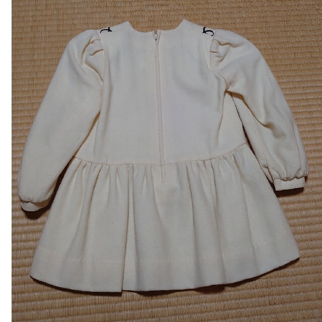 女の子　110サイズ　ウールワンピース キッズ/ベビー/マタニティのキッズ服女の子用(90cm~)(ワンピース)の商品写真