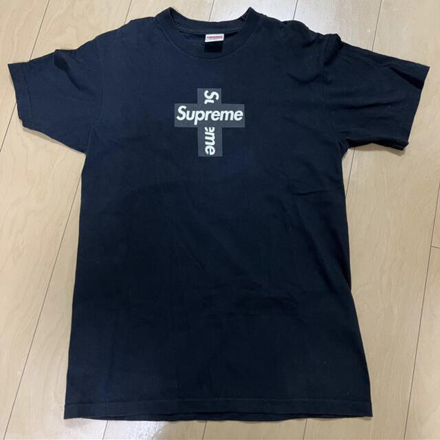 supreme  Cross Box Logo TeeTシャツ/カットソー(半袖/袖なし)