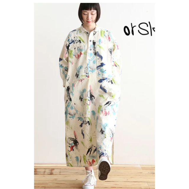 29日までsale!! ¥3000off or slowペイントワイドデニムワン | www ... 7shinoshino7さん