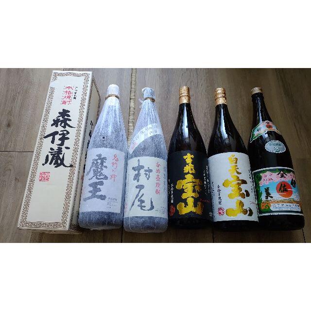 1本吉兆宝山1800ml値下中　プレミアム焼酎セット　3M（森伊蔵・魔王・村尾）一升瓶6本セット