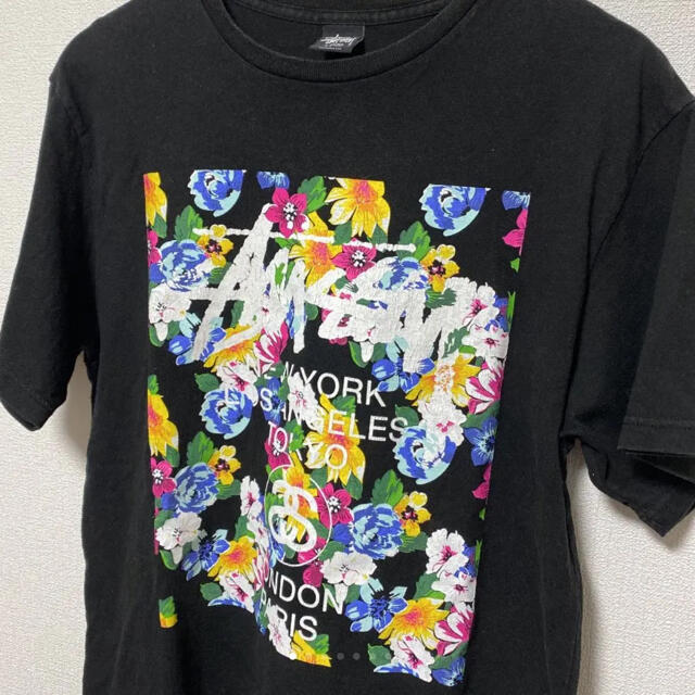 STUSSY(ステューシー)のSTUSSY 花柄 Tシャツ メンズのトップス(Tシャツ/カットソー(半袖/袖なし))の商品写真