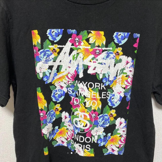 STUSSY 花柄 Tシャツ