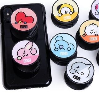 ボウダンショウネンダン(防弾少年団(BTS))のBT21 クッキー スマホリング　スマホグリップ　スタンド(アイドルグッズ)