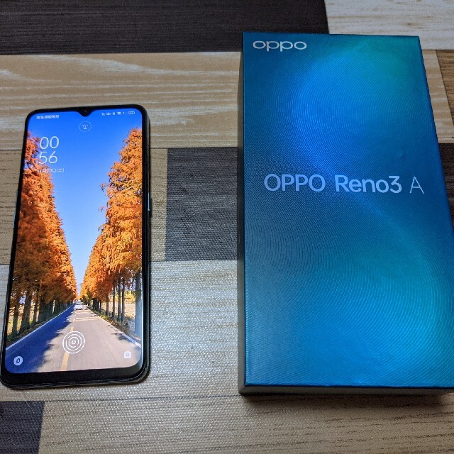 ブルー×レッド 新品 oppo reno 3a white simフリー シュリンク破れ有 ...