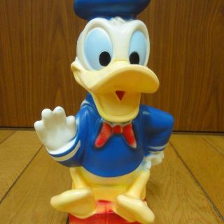 ディズニー(Disney)の★当時物★正規品★ディズニー★ドナルドダック★ソフビ フィギュア 貯金箱★昭和★(その他)