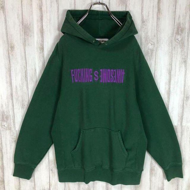 超歓迎特価 Fucking Awesome 刺繍ロゴ デカロゴ パーカーの通販 by 古着vajra|ラクマ 特価国産