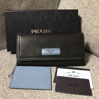 プラダ(PRADA)の正規品　PRADA  プラダ　カーフレザー　長財布(長財布)