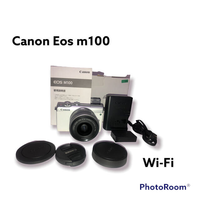 Canon EOS M100 ブラックの通販 by jstree｜キヤノンならラクマ - Wi-Fi搭載 自撮りCanon 最安値安い