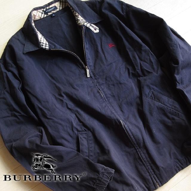 BURBERRY(バーバリー)の美品 大きめS バーバリーロンドン メンズジャケット ネイビー メンズのジャケット/アウター(その他)の商品写真