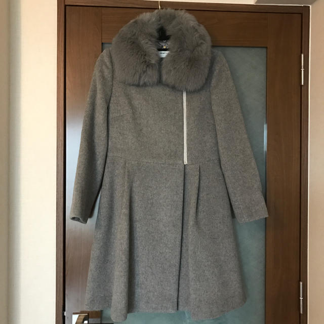新品☆FRAY I.D フレイ アイ ディー フレアファーコート-