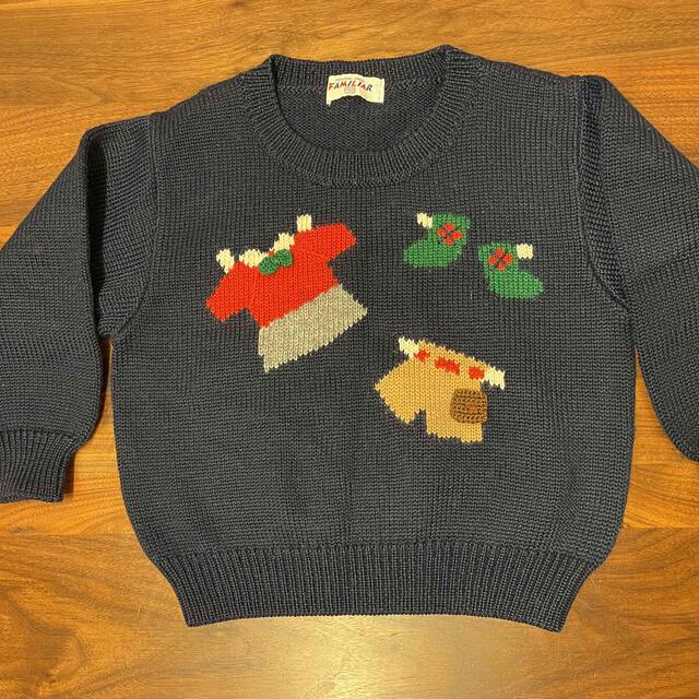 美品☆レア☆ファミリア ニット セーター☆100 | フリマアプリ ラクマ