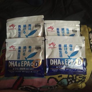 アジノモト(味の素)の味の素 DHA＆EPA＋D 120粒 4袋(ビタミン)