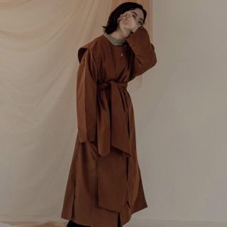 lawgy  flutter light trench coat ブラウン(トレンチコート)