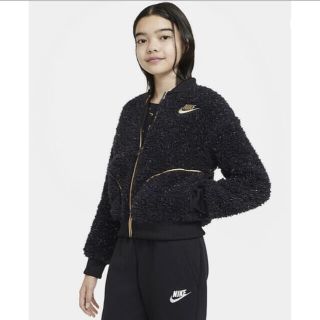 ナイキ(NIKE)の NIKE ガールズ フルジップ シェルパ WZ PR(ジャケット/上着)