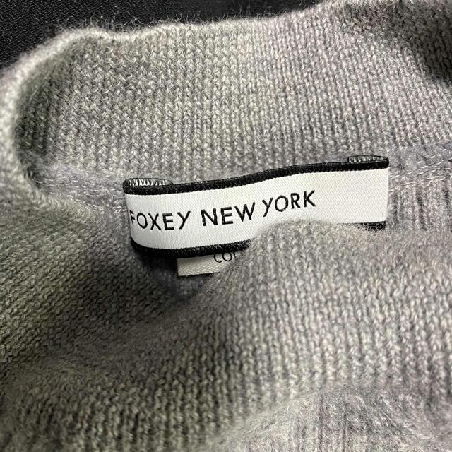 FOXEY(フォクシー)のFOXEY NEW YORK チュニック ワンピース ニット 40 38 レディースのトップス(チュニック)の商品写真