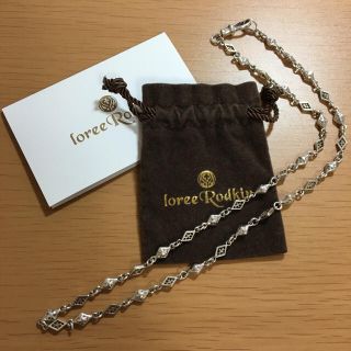 ローリーロドキン(Loree Rodkin)の極美品 Loree Rodkin クロス チェーン ネックレス ローリーロドキン(ネックレス)