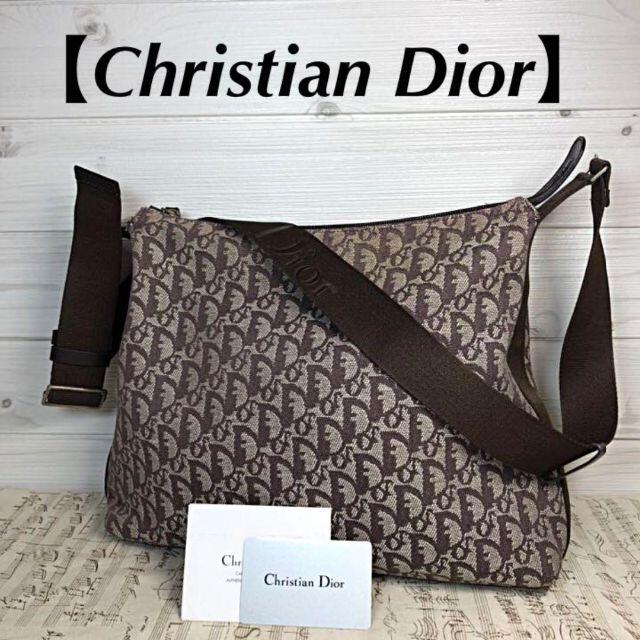 【Christian Dior】ショルダーバッグ　トロッター　キャンバス　A4可 | フリマアプリ ラクマ