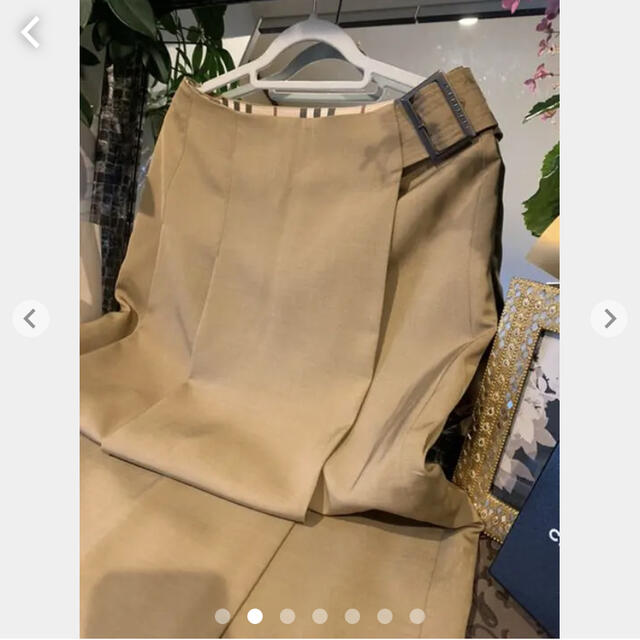 BURBERRY(バーバリー)の【新品、未使用】秋冬　BURBERRY 巻きプリーツ スカート レディースのスカート(ロングスカート)の商品写真