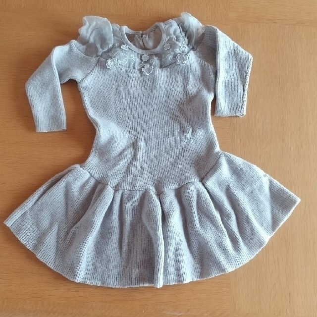 SNIDEL(スナイデル)のsnidelニットワンピース110 キッズ/ベビー/マタニティのキッズ服女の子用(90cm~)(ワンピース)の商品写真