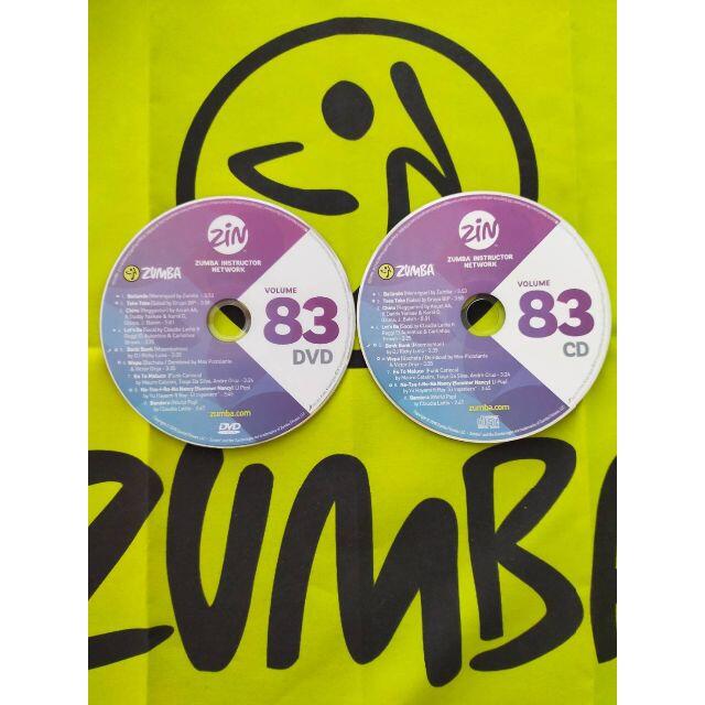 Zumba(ズンバ)の希少品　ZUMBA　ズンバ　ZIN83　CD＆DVD　インストラクター専用 エンタメ/ホビーのDVD/ブルーレイ(スポーツ/フィットネス)の商品写真