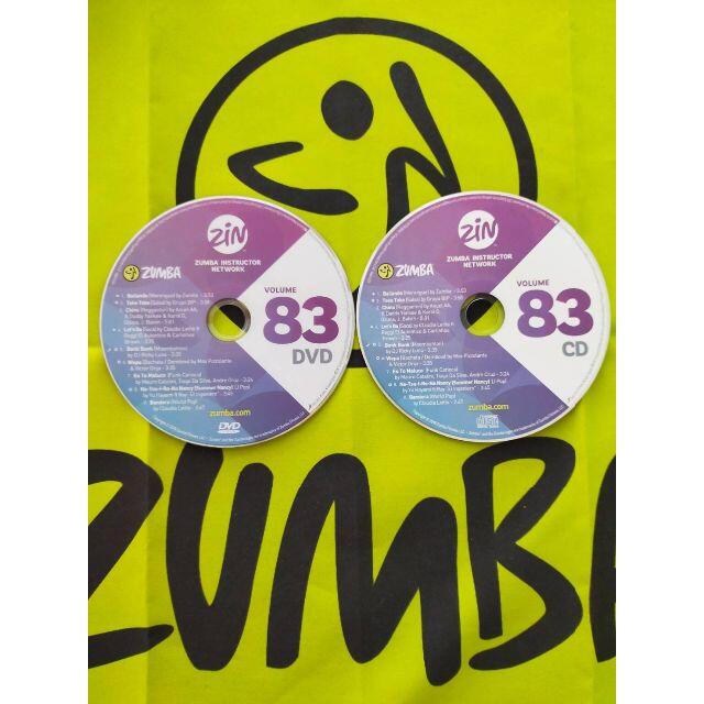 希少品　ZUMBA　ズンバ　ZIN83　CD＆DVD　インストラクター専用DVD/ブルーレイ