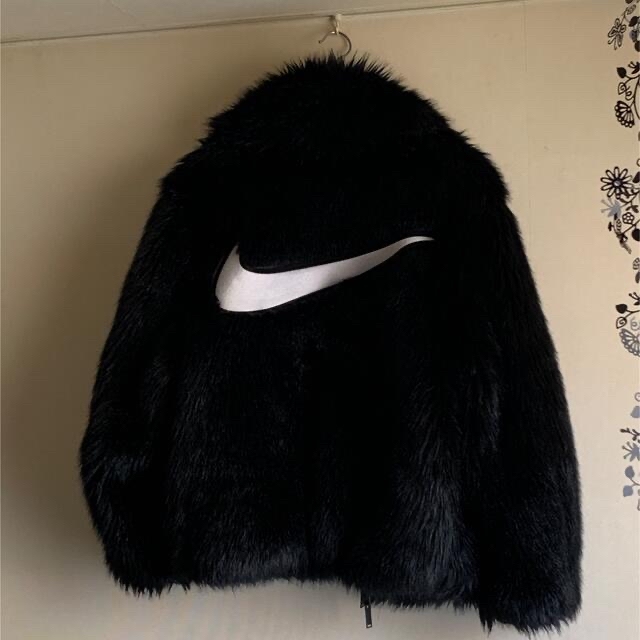 AMBUSH - AMBUSH NIKE フェイクファーコート ファージャケット アン AMBUSH - AMBUSH NIKE フェイクファーコート ファージャケット アン