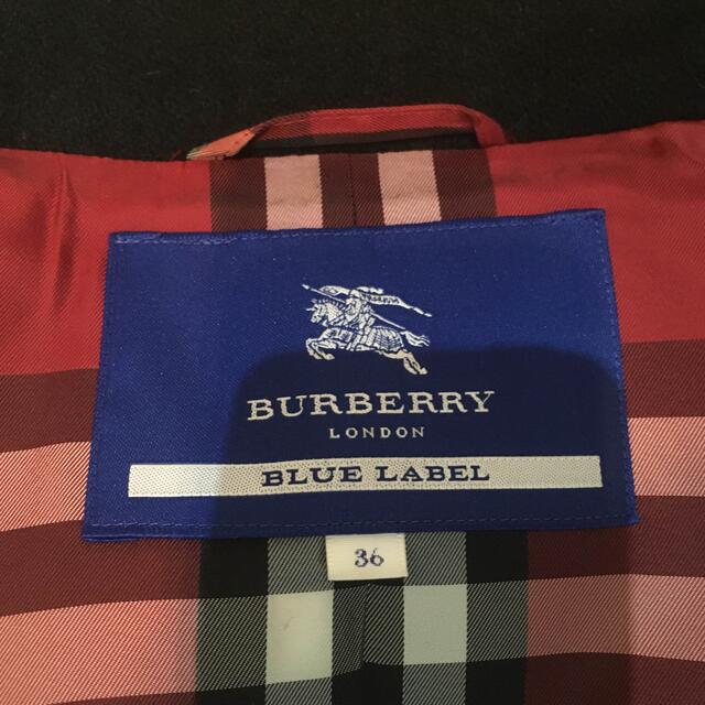 BURBERRY BLUE LABEL - バーバリーブルーレーベル Pコートの通販 by