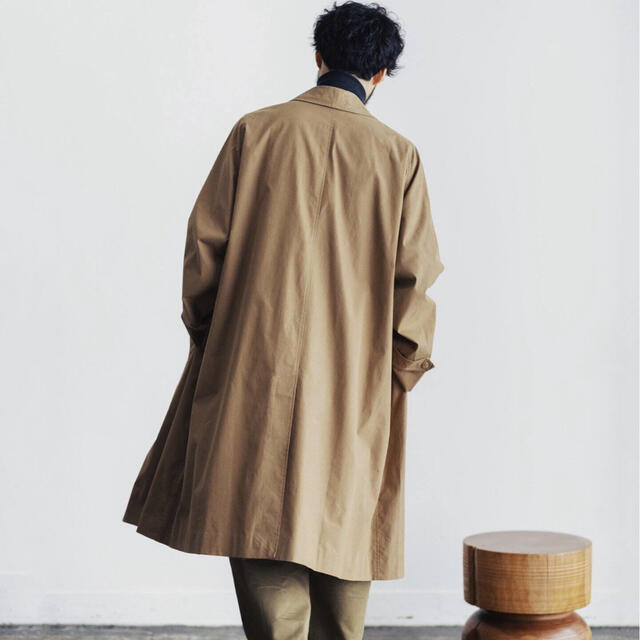 COMOLI(コモリ)の【新品･早い者勝ち！】LE レショップ wool surge バルカラーコート メンズのジャケット/アウター(ステンカラーコート)の商品写真