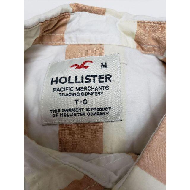 Hollister(ホリスター)のHOLLISTER/ホリスター/MENS/半袖ボーダーシャツ/白系/Mサイズ メンズのトップス(シャツ)の商品写真