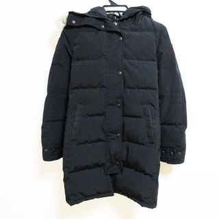 カナダグース(CANADA GOOSE)のカナダグース ダウンコート サイズS - 黒(ダウンコート)