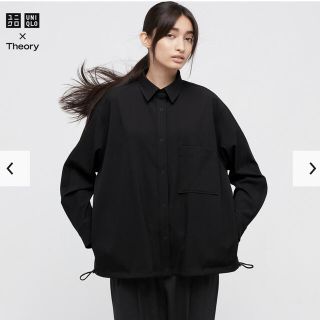 ユニクロ(UNIQLO)のUNIQLO Theory ストレッチシャツジャケットS(その他)