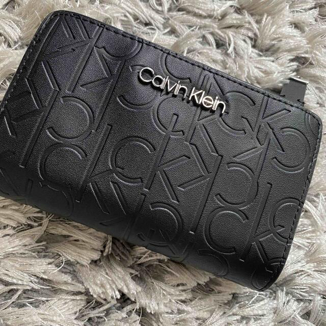 Calvin Klein(カルバンクライン)のCalvinKlein 二つ折り財布 レディースのファッション小物(財布)の商品写真