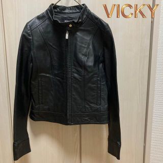 ビッキー(VICKY)のビッキー　VICKY レザージャケット ライダースジャケット 豚革(ライダースジャケット)