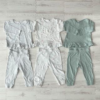 エイチアンドエム(H&M)の※ひらともさん専用※ H&M ベビー　パジャマ　3枚セット　74(パジャマ)