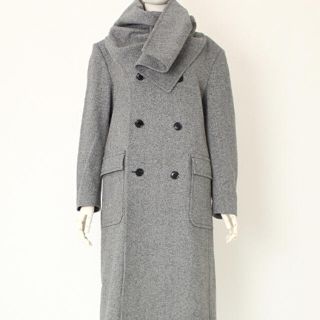 ハイク(HYKE)の〈HYKE〉TWEED MACKINAW COAT(ロングコート)